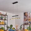 Casalino pendant light LED black, transparent, clear, 1-light source