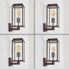 Cadafaes outdoor wall light rust-coloured, 1-light source