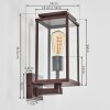 Cadafaes outdoor wall light rust-coloured, 1-light source