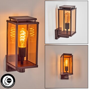 Cadafaes outdoor wall light rust-coloured, 1-light source