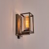 Portalis outdoor wall light gold, black, 1-light source