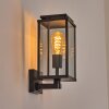 Cadafaes outdoor wall light black, 1-light source