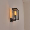 Cadafaes outdoor wall light black, 1-light source