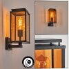 Cadafaes outdoor wall light black, 1-light source