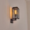 Cadafaes outdoor wall light black, 1-light source, Motion sensor