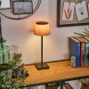 Longchamps Outdoor table lamp, table lamp LED brown, black, 1-light source