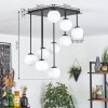 Chehalis ceiling light, globe light white, 9-light sources