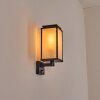 Cadafaes outdoor wall light black, 1-light source, Motion sensor