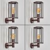 Monfanim outdoor wall light rust-coloured, 1-light source