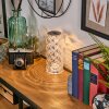 Salberget table lamp LED Glittering, transparent, clear, 1-light source