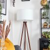 Flemming floor lamp dark brown, 1-light source