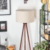 Flemming floor lamp dark brown, 1-light source