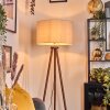 Flemming floor lamp dark brown, 1-light source