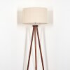 Flemming floor lamp dark brown, 1-light source