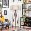 Flemming floor lamp dark brown, 1-light source