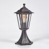 Loria pedestal light black, silver, 1-light source