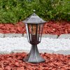 Loria pedestal light black, silver, 1-light source