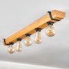 Skads ceiling light Ecru, black, 5-light sources