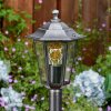 Loria path light black, silver, 1-light source