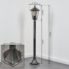 Loria path light black, silver, 1-light source