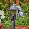 Loria path light black, silver, 1-light source