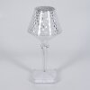 Mushroom Shaped  Balsa table lamp, Reading light LED transparent, clear, 1-light source