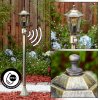 Loria outdoor light, path light brown, gold, black, 1-light source, Motion sensor