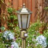 Loria outdoor light, path light brown, gold, black, 1-light source, Motion sensor