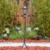 Loria outdoor light, path light black, silver, 1-light source, Motion sensor