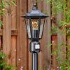 Loria outdoor light, path light black, 1-light source, Motion sensor