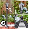 Loria outdoor light, path light black, 1-light source, Motion sensor