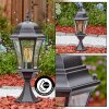 Etoe outdoor light, pedestal light, path light black, 1-light source