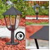 Anfei outdoor light, pedestal light, path light black, 1-light source