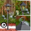 Anfei outdoor light, path light black, 1-light source, Motion sensor