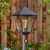 Anfei outdoor light, path light black, 1-light source, Motion sensor