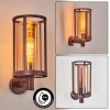 Martinha outdoor wall light rust-coloured, 1-light source