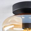 Mertola ceiling light Amber, clear, 1-light source