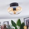 Mertola ceiling light Amber, clear, 1-light source