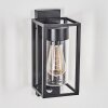 Boucinho outdoor wall light black, 1-light source, Motion sensor