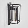 Boucinho outdoor wall light black, 1-light source, Motion sensor