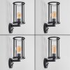 Martinha outdoor wall light black, 1-light source, Motion sensor