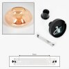 Mertola ceiling light Amber, 1-light source