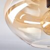 Mertola ceiling light Amber, clear, 1-light source