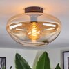 Mertola ceiling light Amber, clear, 1-light source