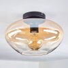 Mertola ceiling light Amber, clear, 1-light source