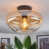 Mertola ceiling light Amber, clear, 1-light source