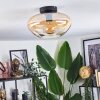 Mertola ceiling light Amber, clear, 1-light source