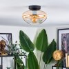 Mertola ceiling light Amber, clear, 1-light source