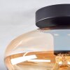 Mertola ceiling light Amber, clear, 1-light source