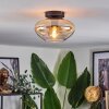 Mertola ceiling light Amber, clear, 1-light source